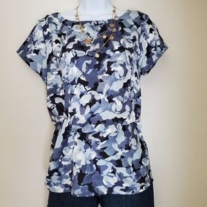 Banana republic short sleeve career blouse